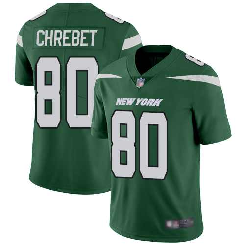 New York Jets #80 Wayne Chrebet Green Team Color Men's Stitched Vapor Untouchable Limited Jersey Men's