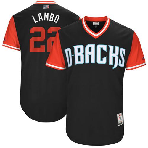 Arizona Diamondbacks #22 Jake Lamb Black 