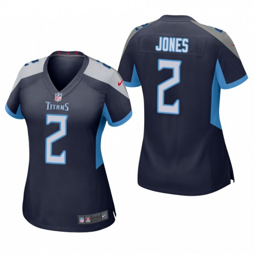 Tennessee Titans #2 Julio Jones Women's Game Jersey - Navy Womens