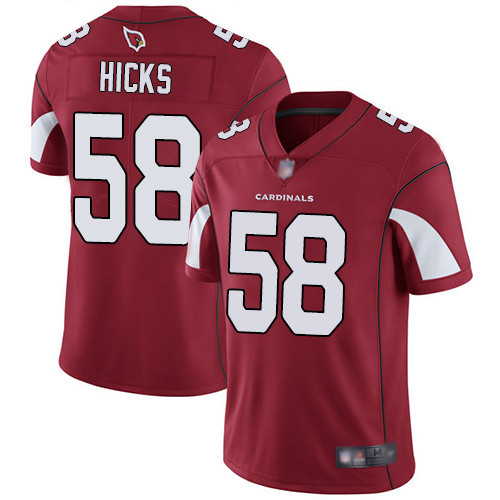 Arizona Cardinals #58 Jordan Hicks Red Team Color Men's Stitched Vapor Untouchable Limited Jersey Men's