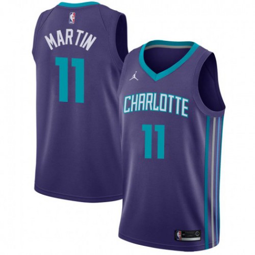 Charlotte Hornets #11 Cody Martin Purple Youth Jordan Swingman Statement Edition Jersey Youth