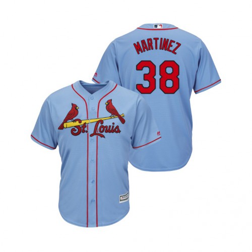 St.Louis Cardinals #38 Jose Martinez Horizon Blue Alternate 2019 Cool Base Stitched Jersey Men's