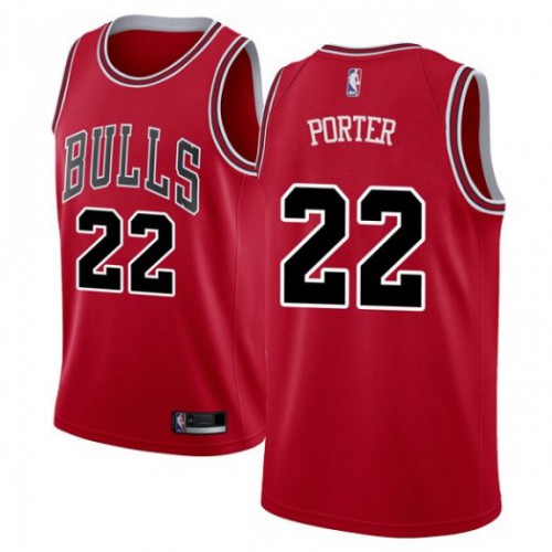 Chicago Bulls #22 Otto Porter Jr Red Womens Swingman Icon Edition Jersey Womens