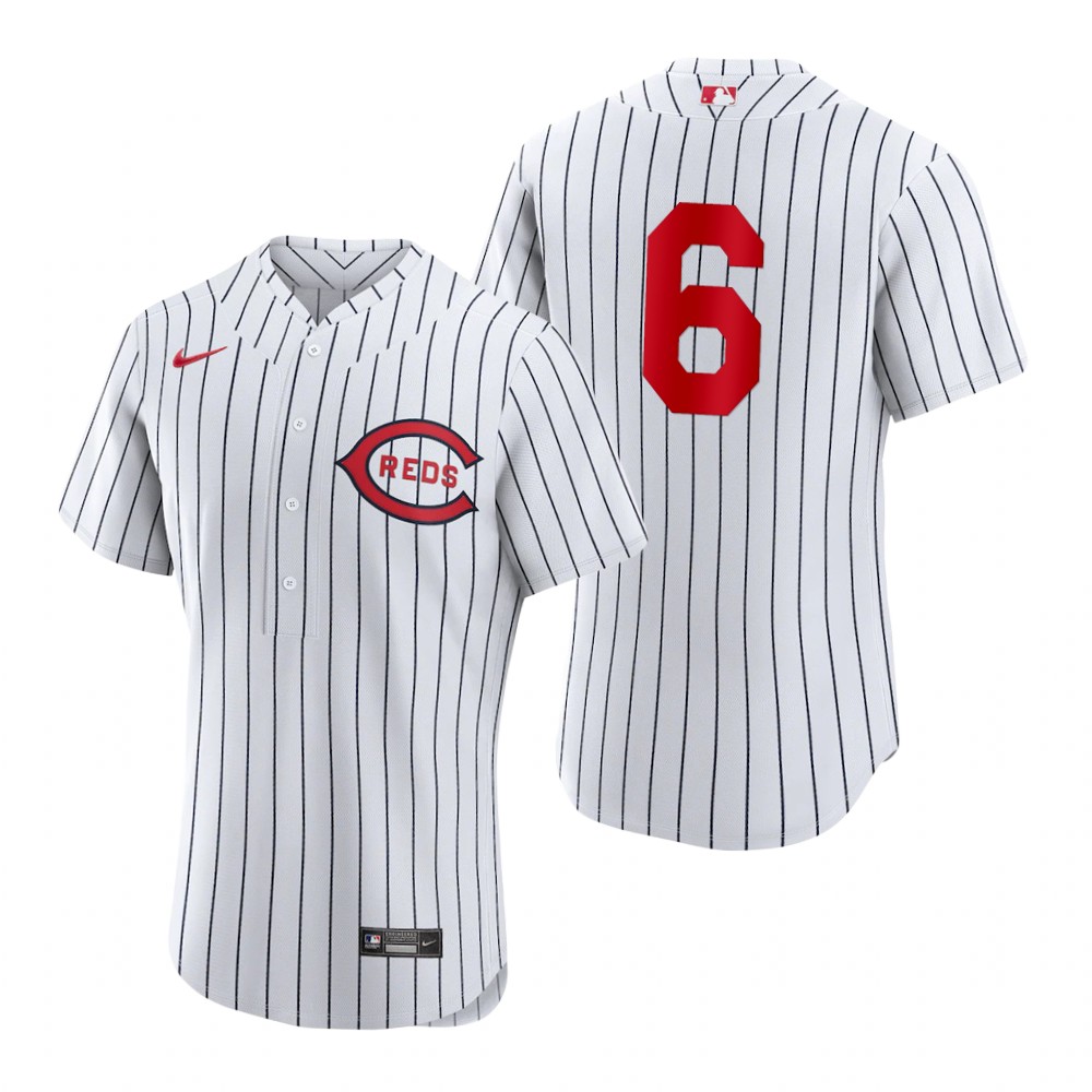 Cincinnati Reds #6 Jonathan India Men's 2022 Field Of Dreams Authentic Jersey - White