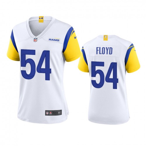 Los Angeles Los Angeles Rams #54 Leonard Floyd Women's Alternate Game Jersey - White Womens