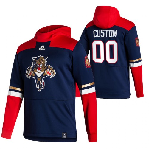 Florida Panthers Custom Adidas Reverse Retro Pullover Hoodie Navy