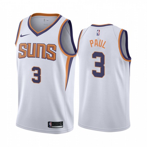 Phoenix Suns #3 Chris Paul White Womens Swingman Association Edition Jersey Womens