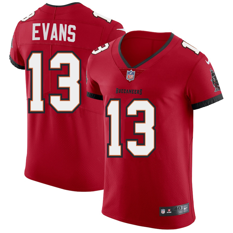 Tampa Bay Buccaneers #13 Mike Evans Men's Red Vapor Elite Jersey
