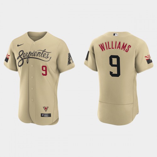 Arizona Arizona Diamondbacks #9 Matt Williams Men's 2021 City Connect Authentic Jersey Gold Men's