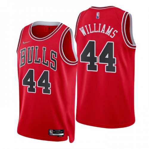 Chicago Bulls #44 Patrick Williams Red Mens 2021-22 75th Anniversary Diamond Swingman Jersey - Icon Edition Mens