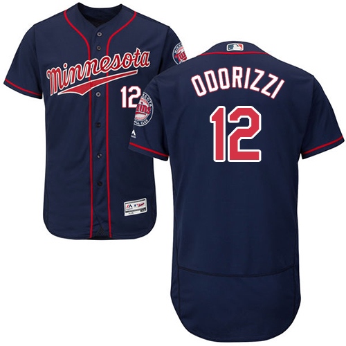 Minnesota Twins #12 Jake Odorizzi Navy Blue Flexbase Authentic Collection Stitched Jersey Men's