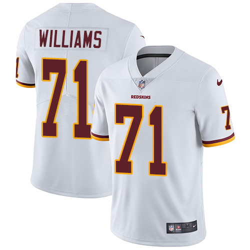 Washington Commanders #71 Trent Williams White Men's Stitched Vapor Untouchable Limited Jersey Men's