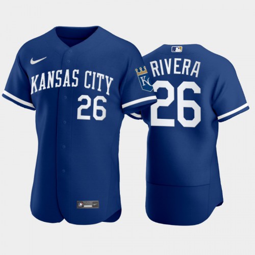 Kansas City Kansas City Royals #26 Emmanuel Rivera Men's Authentic 2022 Royal Blue Jersey Men's
