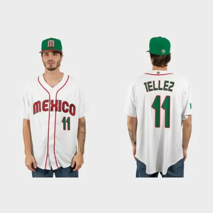 Rowdy Tellez Mexico Baseball 2023 World Baseball Classic Jersey – White