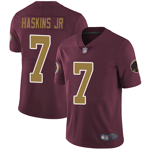 Washington Commanders #7 Dwayne Haskins Jr Burgundy Red Alternate Men's Stitched Vapor Untouchable Limited Jersey Men's