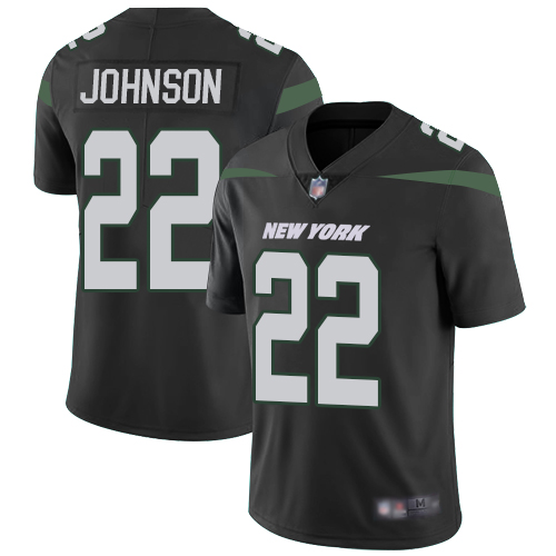 New York Jets #22 Trumaine Johnson Black Alternate Men's Stitched Vapor Untouchable Limited Jersey Men's