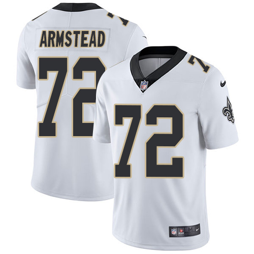 New Orleans Saints #72 Terron Armstead White Youth Stitched Vapor Untouchable Limited Jersey Youth