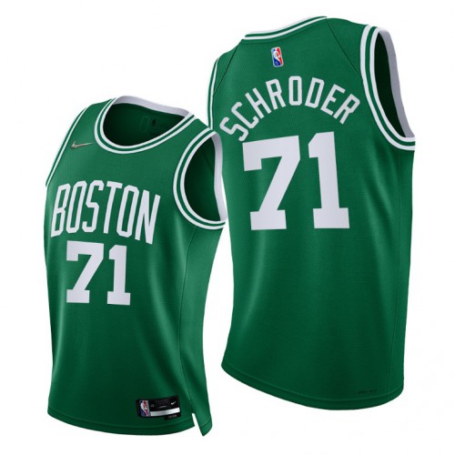 Boston Celtics #71 Dennis Schroder Womens 2021-22 75th Diamond Anniversary Jersey Green Womens