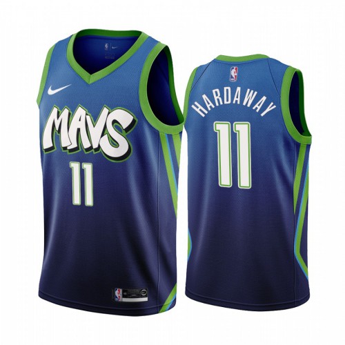 Dallas Mavericks #11 Tim Hardaway Jr. Mens Blue 2019-20 City Edition Jersey Mens