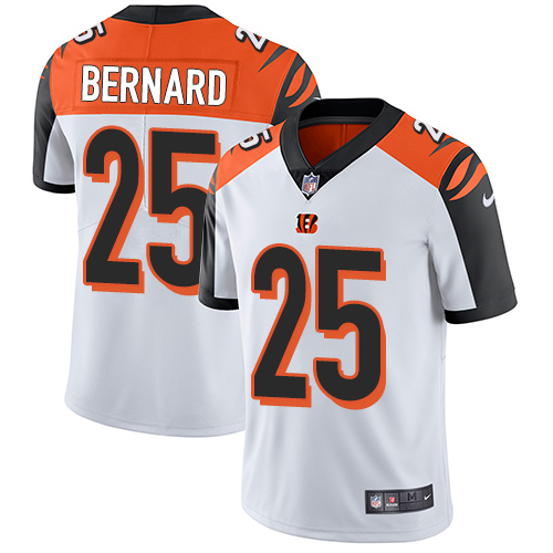 Cincinnati Bengals #25 Giovani Bernard White Men's Stitched Vapor Untouchable Limited Jersey Men's