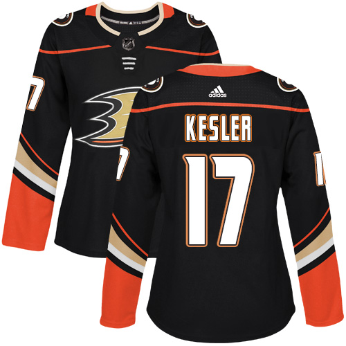 Adidas Anaheim Ducks #17 Ryan Kesler Black Home Authentic Women's Stitched Jersey Womens