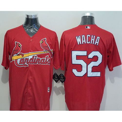St.Louis Cardinals #52 Michael Wacha Red New Cool Base Stitched Jersey Men's