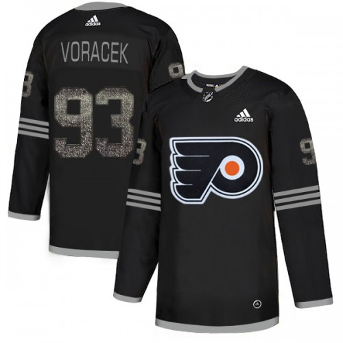 Adidas Philadelphia Flyers #93 Jakub Voracek Black Authentic Classic Stitched Jersey Men's