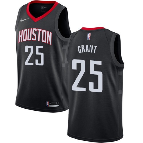 Houston Rockets #25 Jerian Grant Black Womens Swingman Statement Edition Jersey Womens