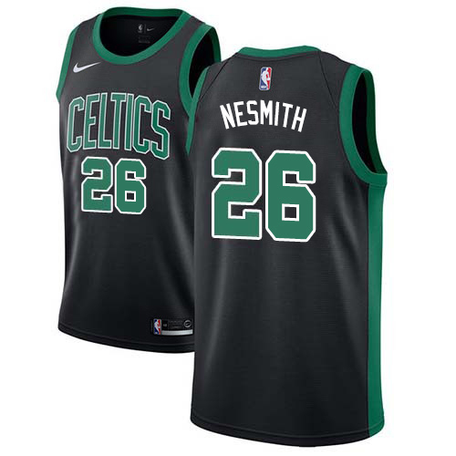 Boston Celtics #26 Aaron Nesmith Black Youth Swingman Statement Edition Jersey Youth
