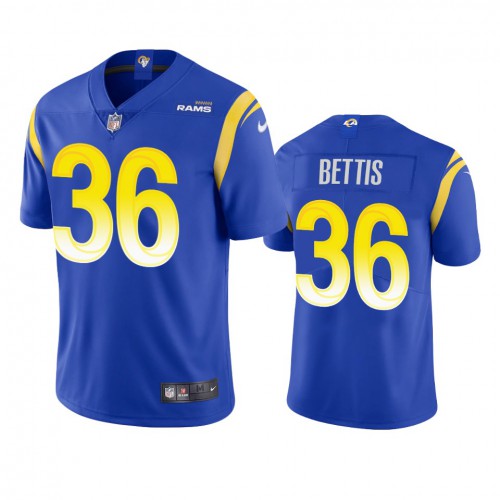Los Angeles Los Angeles Rams #36 Jerome Bettis Men's Vapor Limited Jersey - Royal Men's