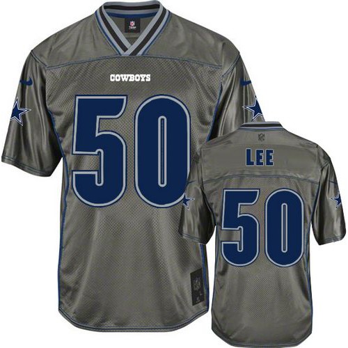 Dallas Cowboys #50 Sean Lee Grey Men's Stitched Elite Vapor Jersey Men's