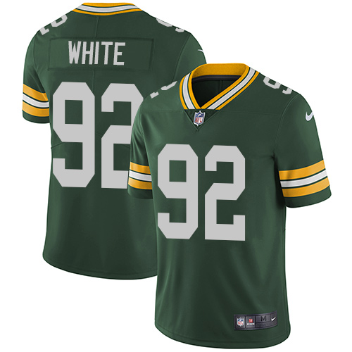 Packers #92 Reggie White Green Team Color Youth Stitched Vapor Untouchable Limited Jersey