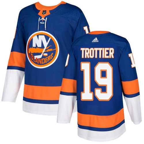 Adidas New York Islanders #19 Bryan Trottier Royal Blue Home Authentic Stitched Jersey Men's