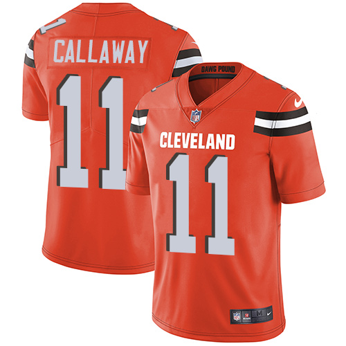 Cleveland Browns #11 Antonio Callaway Orange Alternate Men's Stitched Vapor Untouchable Limited Jersey Men's