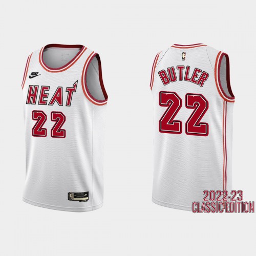 Miami Miami Heat #22 Jimmy Butler White Mens 2022-23 Classic Edition Jersey Mens