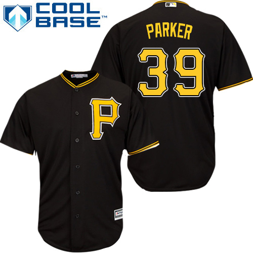 Pittsburgh Pirates #39 Dave Parker Black Cool Base Stitched Youth Jersey Youth