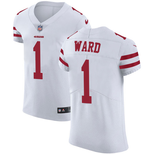 49ers #1 Jimmie Ward White Men's Stitched Vapor Untouchable Elite Jersey