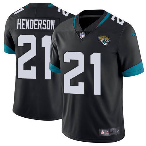 Jacksonville Jaguars #21 C.J. Henderson Black Team Color Men's Stitched Vapor Untouchable Limited Jersey Men's