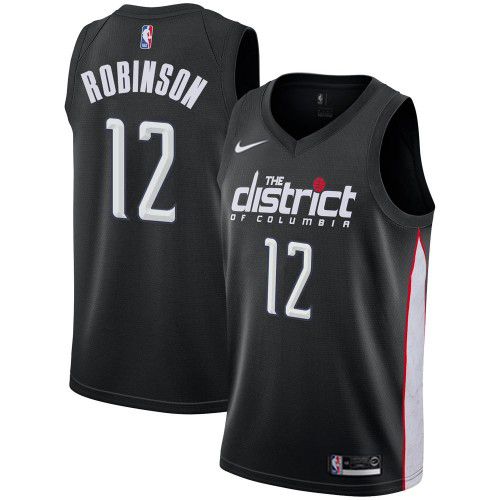 Washington Wizards #12 Jerome Robinson Black Youth Swingman City Edition 2018/19 Jersey Youth