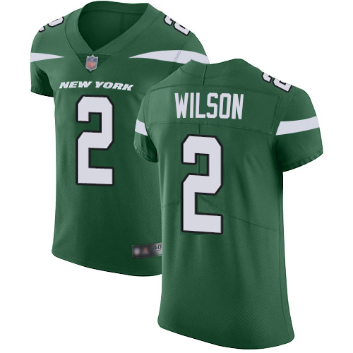Jets #2 Zach Wilson Green Team Color Men's Stitched Vapor Untouchable Elite Jersey