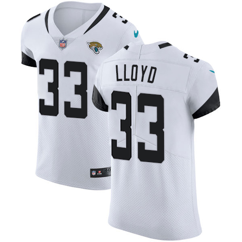 Jaguars #33 Devin Lloyd White Men's Stitched Vapor Untouchable Elite Jersey