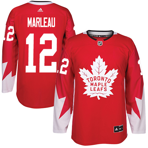 Adidas Maple Toronto Maple Leafs #12 Patrick Marleau Red Team Canada Authentic Stitched Youth Jersey Youth