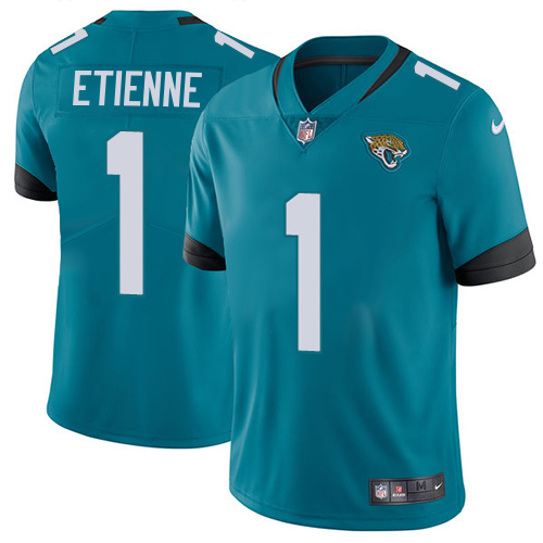 Jaguars #1 Travis Etienne Teal Green Alternate Youth Stitched Vapor Untouchable Limited Jersey
