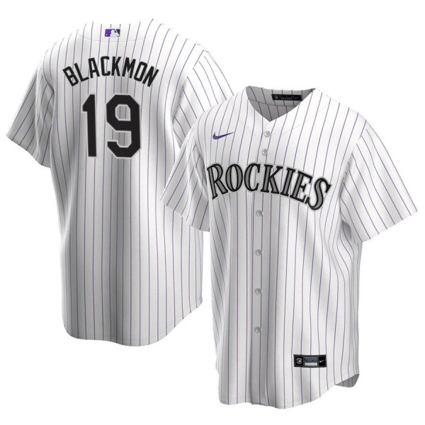 Men's Youth Women's Colorado Rockies 19 Replica White Home 2020 Charlie Blackmon Jersey