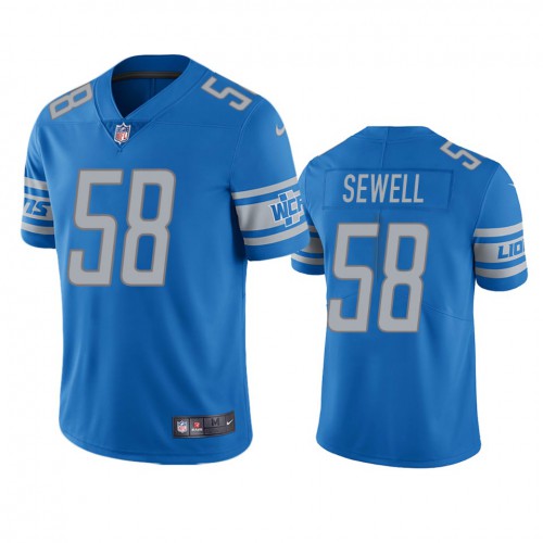Detroit Detroit Lions #58 Penei Sewell Blue Team Color Youth Stitched Vapor Untouchable Limited Jersey Youth