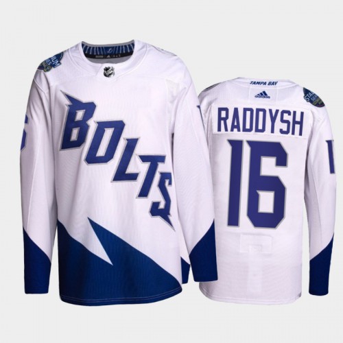 Adidas Tampa Bay Lightning #16 Taylor Raddysh Men's 2022 Stadium Series Authentic Jersey - White Men's