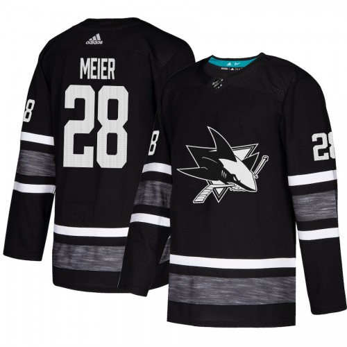 Adidas San Jose Sharks #28 Timo Meier Black 2019 All-Star Game Parley Authentic Stitched Jersey Men's