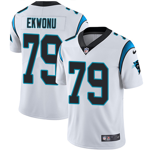 Panthers #79 Ikem Ekwonu White Youth Stitched Vapor Untouchable Limited Jersey