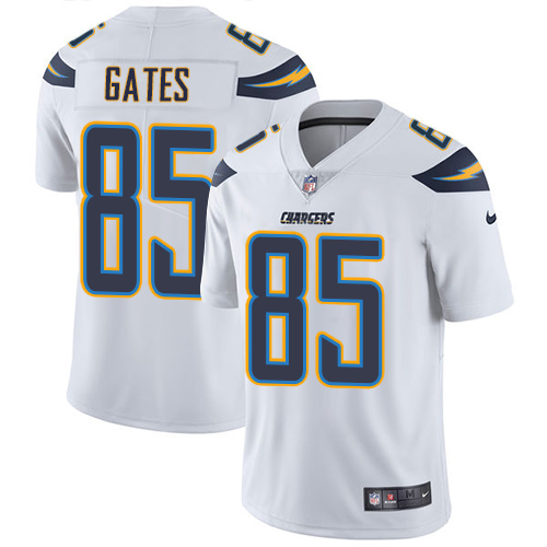 Los Angeles Chargers #85 Antonio Gates White Youth Stitched Vapor Untouchable Limited Jersey Youth