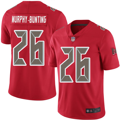 Tampa Bay Buccaneers #26 Sean Murphy-Bunting Red Men's Stitched Limited Rush Jersey Men's